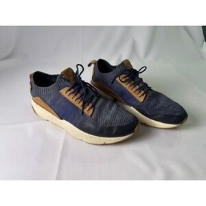 Cole Haan Zerogrand Motion Men's Sz 12M‎ Trainer Knit Sneaker Navy Brown C29385